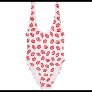 Brand New PLNY LALA KISS ONE PIECE bathing suit